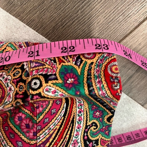 [2XL]CHAPS No-Iron Pink Paisley Button Shirt WMN - Picture 7 of 10